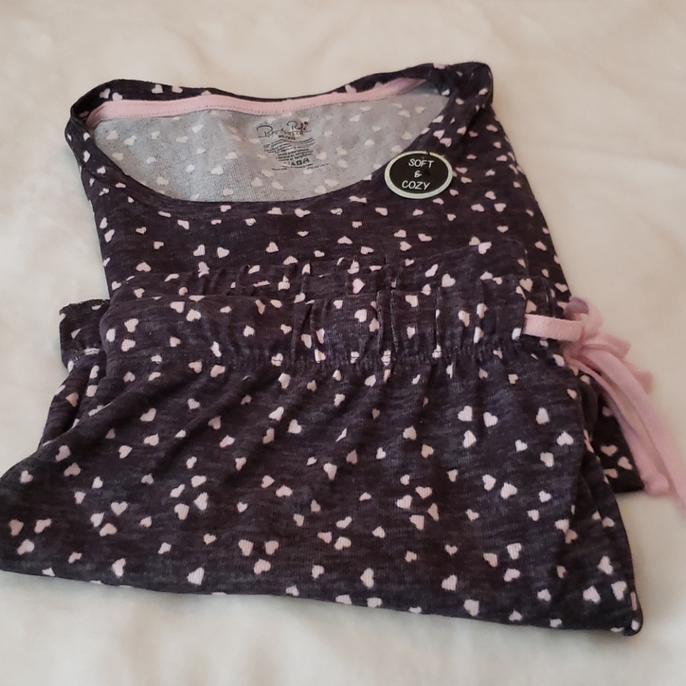 Lightweight crewneck shortie set